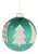 Beaded Pine Tree Ball Ornament (Set of 6) For Sale