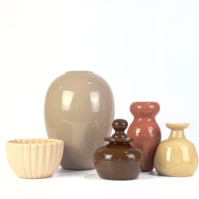 Top 20 Shades of Umber Vintage Ceramics Instant Collection For Sale - Image 4 of 18