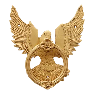 Gold Brass Dove Door Knocker