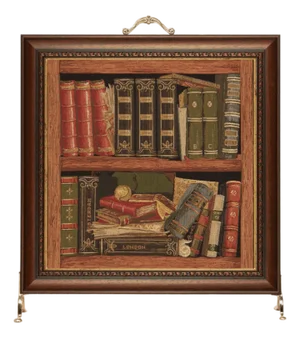 Library Tapestry Firescreen