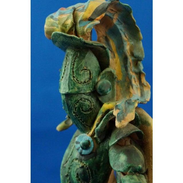 20th Century Ceramic Sculpture of a Medieval Knight by Dino Caruso, Italy For Sale - Image 12 of 18