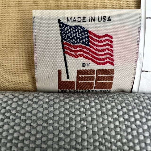 Lee Industries Performance Traditional Swivel Chair For Sale - Image 11 of 11