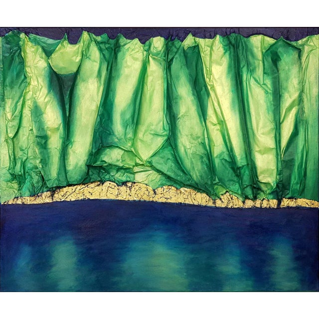 Hand signed on the back Visual artist in oil painting & calligraphy, Corine Lescop has been working on Chinese paper for...