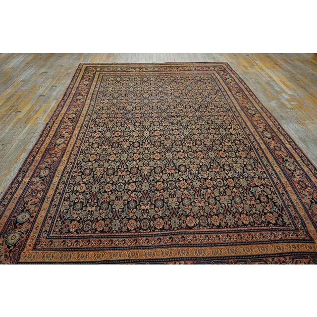 19th Century Persian Senneh Carpet ( 7'6" x 10'10" - 228 x 330 cm)