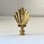 This Vintage column style lamp in a bamboo form on a chunky gold leaf base is both showy and understated. It is topped...