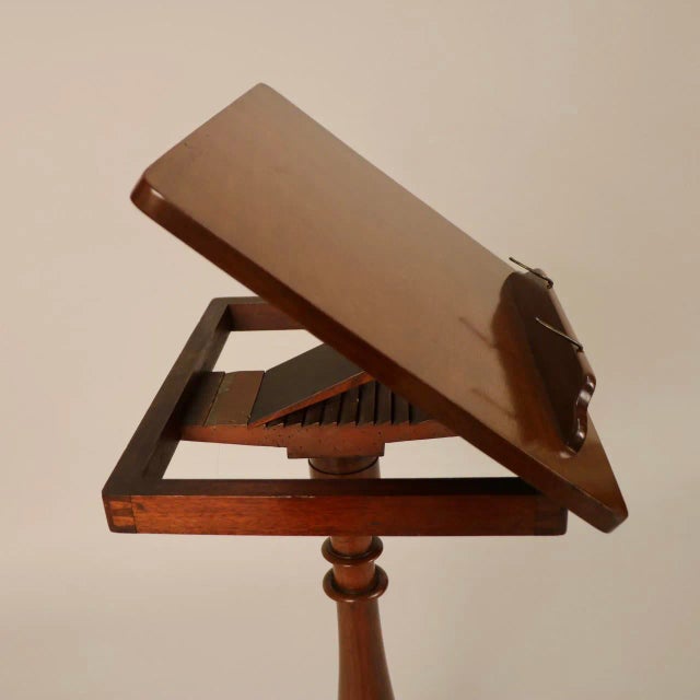 Early 19th Century Georgian Mahogany Reading Stand For Sale - Image 4 of 13