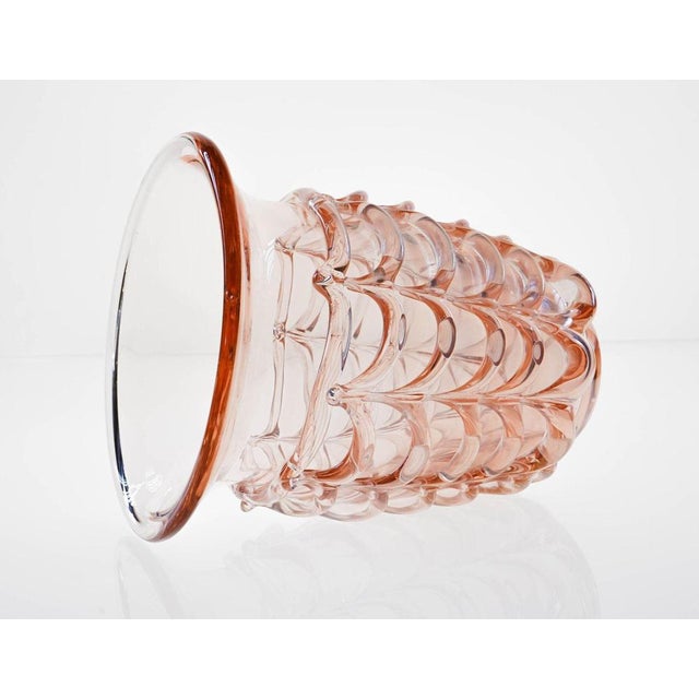 Large Murano Glass Rose Vase or Ice Bucket from Seguso Vetri d'Arte, 1960s For Sale - Image 4 of 18