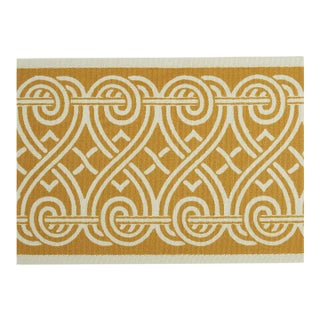 Sample - Schumacher X Jill Lasersohn Suzette Tape in Gold For Sale