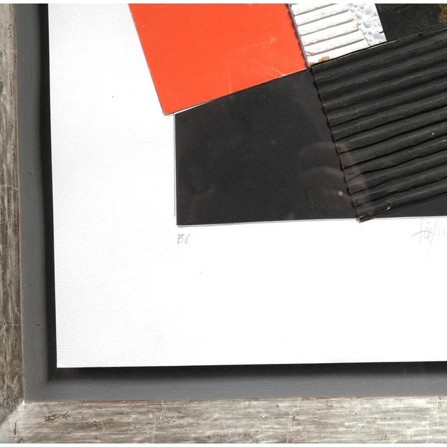 Heinrich Siepmann, Composition, Collage, Framed For Sale - Image 3 of 4