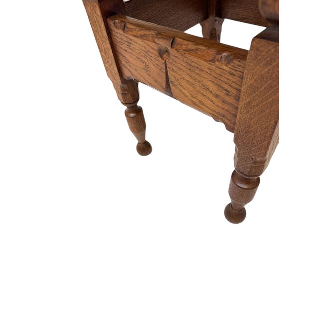 Wood Aesthetic Movement Side Table by C. Fischer Amsterdam, 1900s For Sale - Image 7 of 11