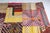 Yellow Authentic Patchwork From Vintage Tribal Kilims – Anatolian Craftsmanship for Modern Home Decor -6' 9'' X 9' 7'' For Sale - Image 8 of 13