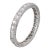 1910s Edwardian 2.25 Carat Antique French Cut Diamond Platinum Eternity Band, Size 7 For Sale