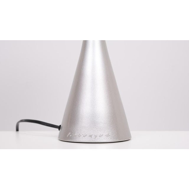 Cinna Table Lamps in Cast Aluminum by Pascal Mourgue for Ligne Roset, 1980s, Set of 2 For Sale - Image 9 of 17