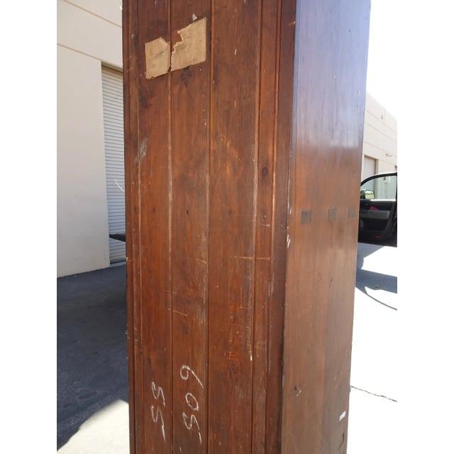 Antique 79" English Notary 18 Drawers File Cabinet For Sale - Image 10 of 12