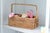 Brown Artifacts Rattan 3 Section Cutlery Caddy with Handle in Honey Brown For Sale - Image 8 of 9