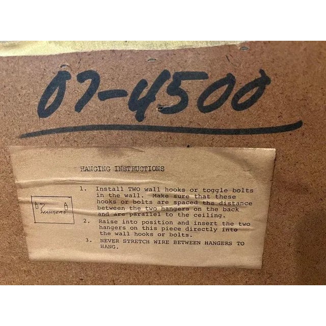 LaBarge Style Gold Leaf Wall Mirror For Sale - Image 12 of 13