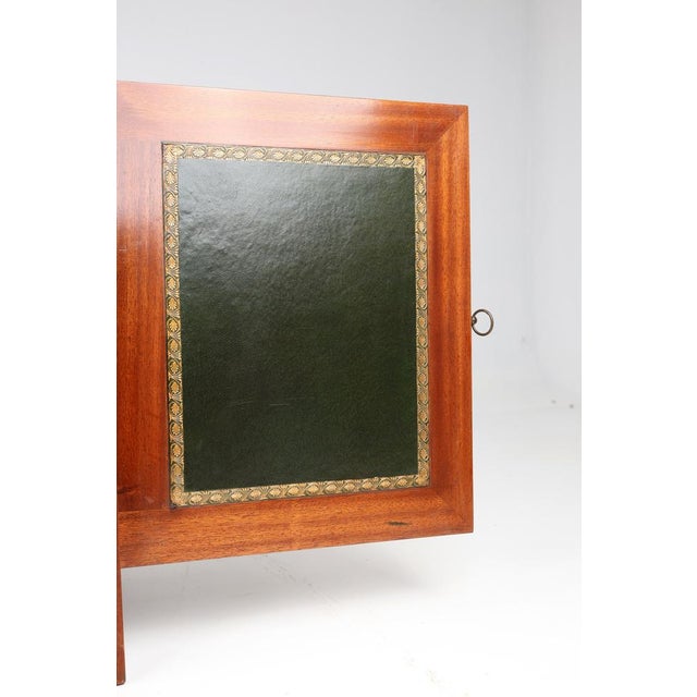 Maroon Small Empire Desk, France, 1840s For Sale - Image 8 of 17