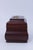Virginia Metalcrafters Mahogany Rectangular Tea Caddy Jewelry Box For Sale - Image 11 of 14