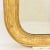 Louis Philippe Rectangular Gold Leaf Wall Mirror, 1870s For Sale - Image 6 of 11