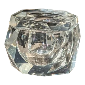 Alessandro Albrizzi Lucite Ice Bucket | 1970s Italian Mid-Century Barware