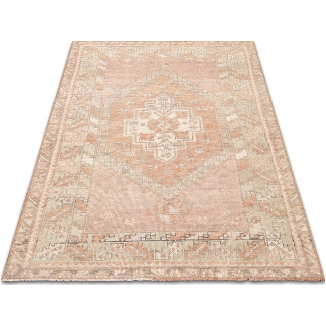 1960s 1960s Turkish Oushak Rug For Sale - Image 5 of 5