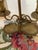 19th Century Brass and Tole Electrified Bouillotte Lamp with a Red Shade, 19th Century For Sale - Image 5 of 6
