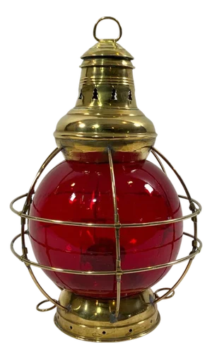 Brass Ships Onion Lantern