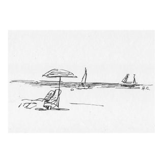 1970s Hayward Cirker Beach Scene For Sale