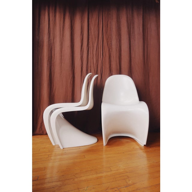 Late 20th Century Panton Style Molded Plastic Chair For Sale In Los Angeles - Image 6 of 13