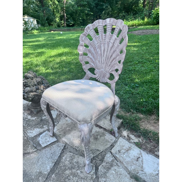 Brown Jordan 1960s Brown Jordan Shell Grotto Style Dining Chair For Sale - Image 4 of 13