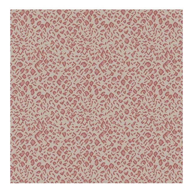 Panthera Spotted Leopard Hand-Looped Area 8' x 10' Rug - Quartz Pink For Sale