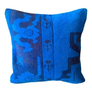 Vintage Turkish Wool Tribal Pillow For Sale