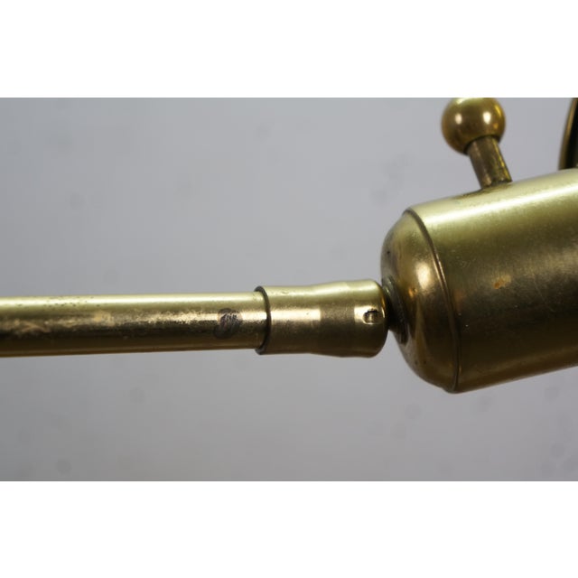 Vintage Brass Adjustable Apothecary Library Pharmacy Reading Floor Lamp 56" For Sale - Image 9 of 15