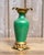 Gold Antique 19th Century Qing Chinese Green Crackle Glaze Porcelain & Ormolu Vase For Sale - Image 8 of 18