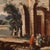 Venetian School Artist, Architectural Capriccio with Figures, 1760, Oil on Canvas, Framed For Sale - Image 7 of 16