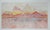 1980s 1985 Walter Crump Abstract Landscape Collograph Print For Sale - Image 5 of 5