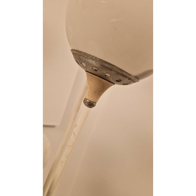 Stilnovo Vintage Alberello Floor Lamp in White and Chrome Iron from Stilnovo, 1980s For Sale - Image 4 of 14