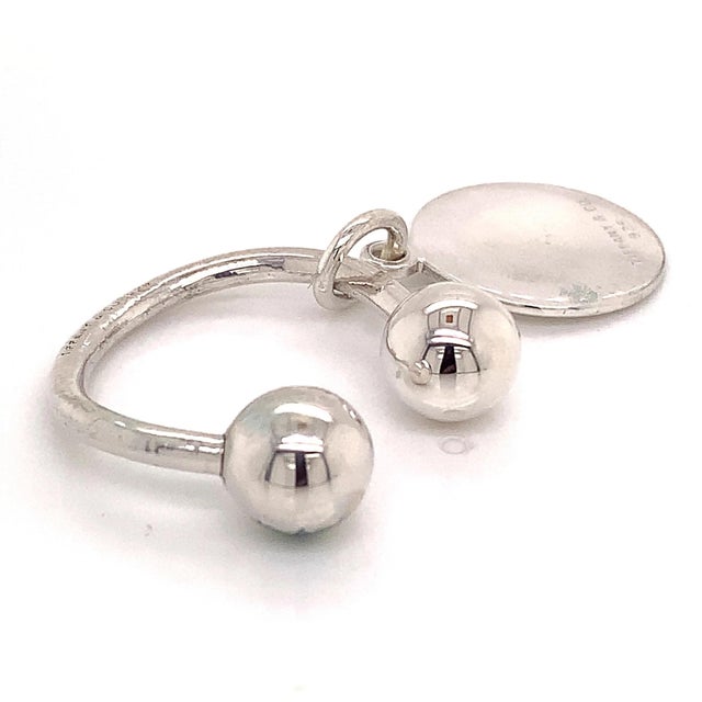 1990s Tiffany & Co Estate Sterling Silver Keychain For Sale - Image 12 of 12