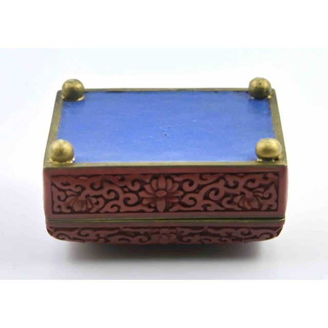 Vintage Chinese Box in Sealing Wax, China, Mid-20th Century For Sale - Image 4 of 5