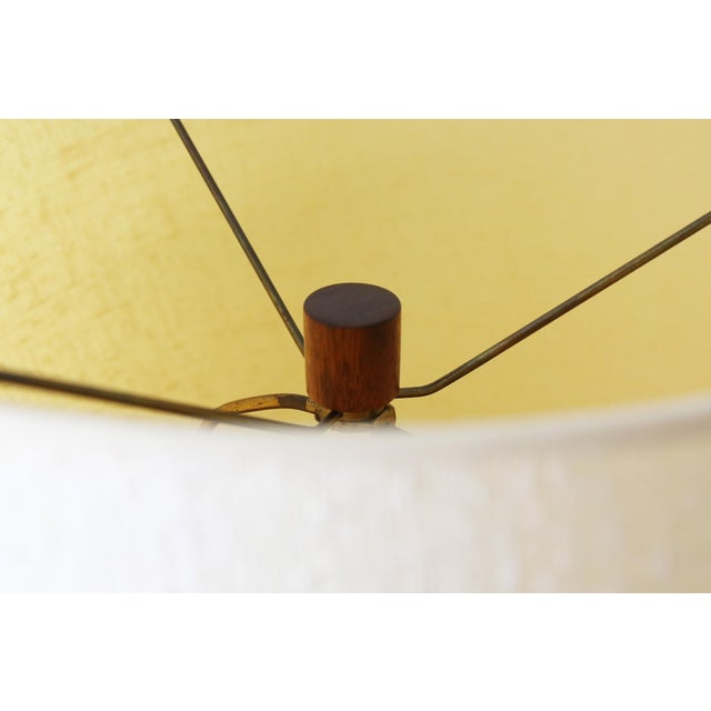 1960s Gordon and Jane Martz M145 Tall Lamp for Marshall Studios Light Gray Brown Specks 46" For Sale - Image 10 of 12