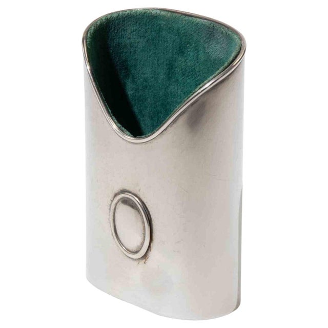 1970s Vintage Italian Silver 925 Desk Organizer, 1970s For Sale - Image 5 of 5