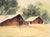 American "Shenandoah Valley" - Rural California Landscape in Watercolor on Paper by Alice Duke For Sale - Image 3 of 10