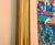 Mid-Century Modern 1996 Ecuadorian Naïve Style Village Harvest Painting by Mosquera For Sale - Image 3 of 8