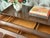 1960s Vintage 1960s Mid-Century Modern Walnut Wood and Woven Rattan Highboy Chest Cabinet by R-Way For Sale - Image 5 of 16