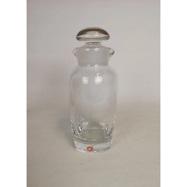 Glass Cooler and Shaker Set by Nils Landberg for Orrefors, Sweden, 1950s, Set of 2 For Sale - Image 7 of 10