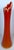 Orange Pair of Bright Orange l.e. Smith Bittersweet Vases For Sale - Image 8 of 14