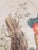 19th Century French Chinoiserie Chinese Export Style Watercolor Painting For Sale - Image 16 of 18
