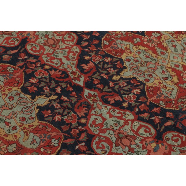 Vintage Turkish Anatolian Rug With Twin Bold Geometric Medallions - Rug & Kilim For Sale In New York - Image 6 of 9