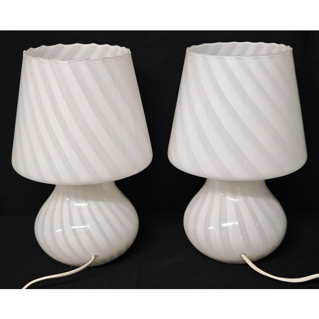 Mushroom Table Lamps in Murano Glass, 1960s, Set of 2 For Sale - Image 10 of 18