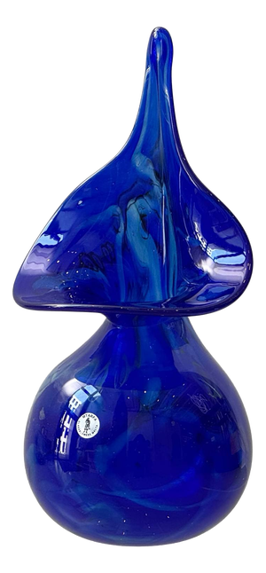 Sculptural Glass Vase from Mdina / Mtarfa Glassblowers Malta, 1970s
